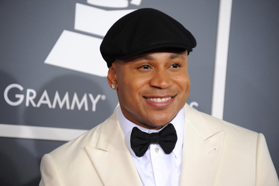 LL Cool J arrives at the 55th annual Grammy Awards on Sunday, Feb. 10, 2013, in Los Angeles. (Photo by Jordan Strauss/Invision/AP)