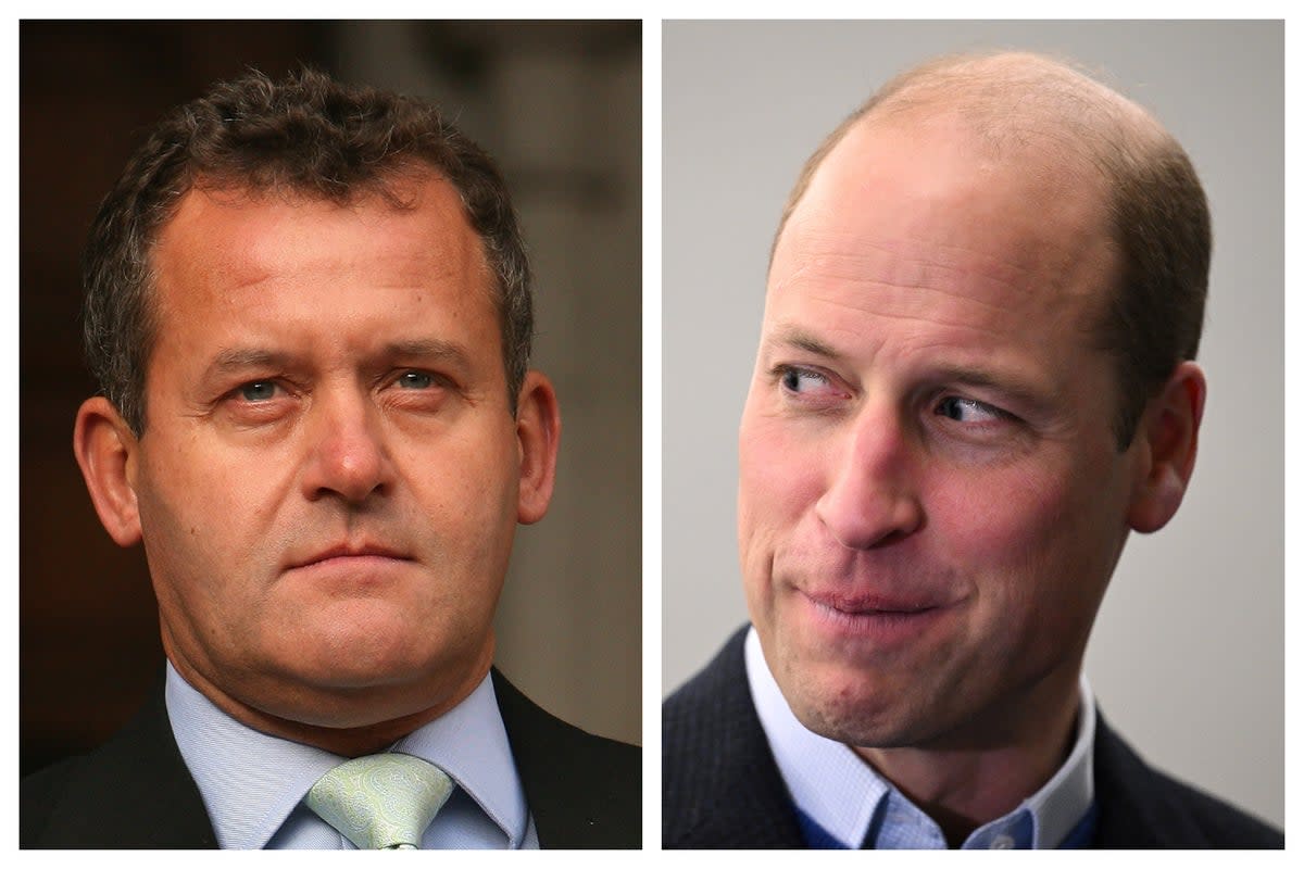 Paul Burrell (left) and Prince William (Getty)