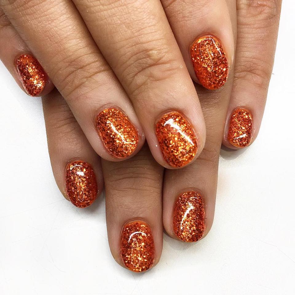 Orange Glitter