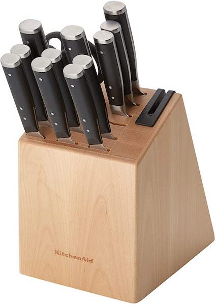 KitchenAid Professional Series Knife Block Set Aqua Sky