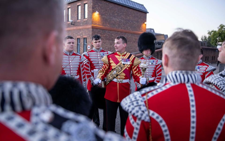 Members of the 1st Battalion Coldstream - Jeff Gilbert