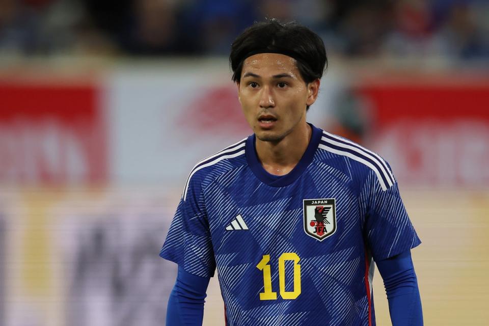 Takumi Minamino joined Monaco from Liverpool this summer (Getty Images)