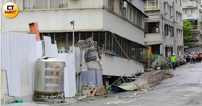 倒塌現況。（圖／方萬民攝）