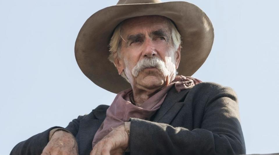 <span><span>Sam Elliott as Shea Brennan in <em>1883</em>, 2023</span><span>EMERSON MILLER/PARAMOUNT+</span></span>