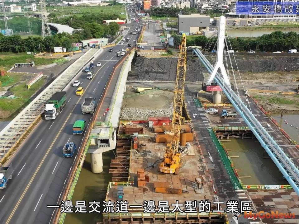 ▲國道1號永康交流道聯絡道工程(安南區4-11號道路-中正北路至永安橋)(圖/營建署)