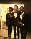 <p>“If velvet and butter had a baby, and that baby became a man, it would be Hugh Jackman,” Sterling K. Brown’s wife wrote, better than any of us ever could have, after being introduced to <em>The Greatest Showman</em> star on Sunday after the Golden Globes. “My husband and I were so happy to meet him and his lovely wife!!!!” (Photo: <a rel="nofollow noopener" href="https://www.instagram.com/p/BdrrsLnnIjj/?taken-by=ryanmichelleb" target="_blank" data-ylk="slk:Ryan Michelle Bathe via Instagram;elm:context_link;itc:0;sec:content-canvas" class="link ">Ryan Michelle Bathe via Instagram</a>) </p>