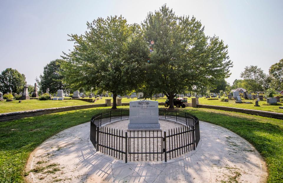 For a fee, people can now scatter the ashes of a loved one at Rose Hill Cemetery's new Scatter Garden.