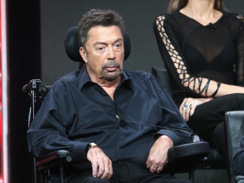 Tim Curry at a ‘Rocky Horror’ panel in 2016Frederick M Brown/Getty Images