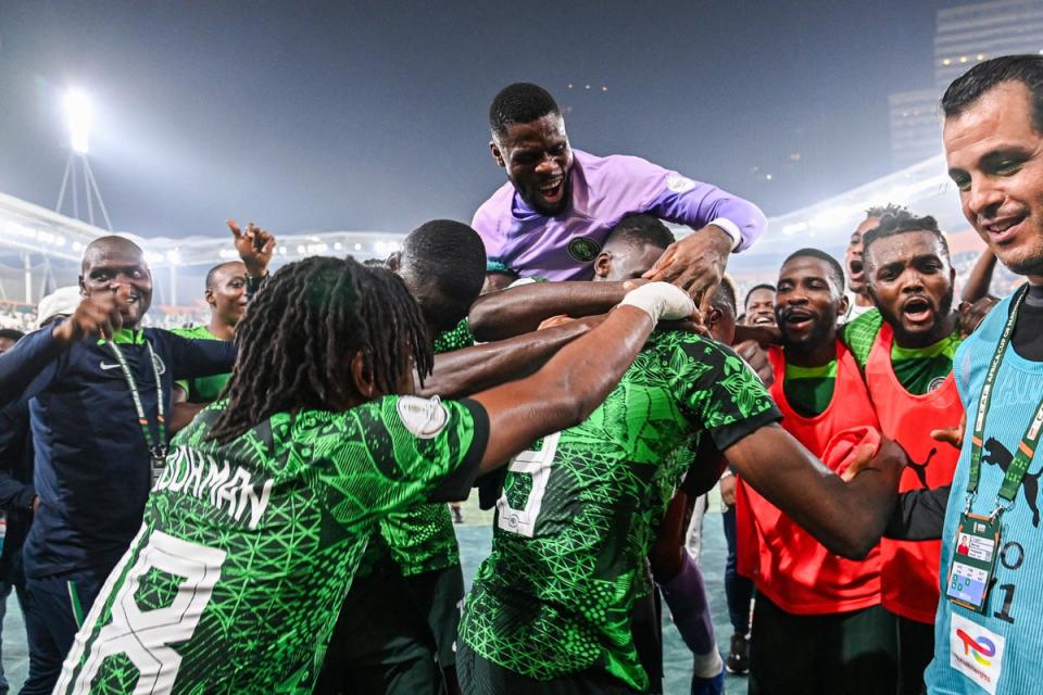 Osimhen has scored just once at the Afcon (AFP via Getty Images)