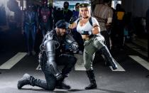 Jax und Sonya Blade aus "Mortal Combat" bitten zum Kostüm-Wettkampf! (Bild: Roy Rochlin/Getty Images)