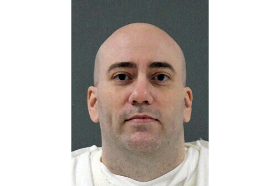 FILE - This photo provided by the Texas Department of Criminal Justice shows Jedidiah Murphy. On Monday, Oct. 9, 2023, the 5th U.S. Circuit Court of Appeals upheld a judge’s order from the prior week that had delayed the execution. Murphy's lawyers are seeking DNA testing of evidence related to his 2001 trial. (Texas Department of Criminal Justice via AP, File)