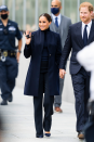 <p>Meghan Markle and Prince Harry recently stepped out for their <a href="https://www.cosmopolitan.com/uk/reports/a37706111/harry-meghan-first-public-event-lilibet-birth/" rel="nofollow noopener" target="_blank" data-ylk="slk:first major public appearance;elm:context_link;itc:0;sec:content-canvas" class="link ">first major public appearance</a> since moving to the United States and <a href="https://www.cosmopolitan.com/uk/reports/a36432901/meghan-harry-baby-girl/" rel="nofollow noopener" target="_blank" data-ylk="slk:welcoming their daughter;elm:context_link;itc:0;sec:content-canvas" class="link ">welcoming their daughter</a> <a href="https://www.cosmopolitan.com/uk/reports/a36641275/meghan-harry-baby-daughter-name-lilibet/" rel="nofollow noopener" target="_blank" data-ylk="slk:Lilibet Diana;elm:context_link;itc:0;sec:content-canvas" class="link ">Lilibet Diana</a> back in June. Appearing at the One World Observatory in New York City, the Duchess of Sussex opted for an all-black ensemble consisting of sleek trousers and matching turtleneck, layered under an Emporio Armani coat, coupled with a pair of pointed pumps. Beauty-wise, Meghan wore her hair in her signature low bun and, honestly, she looks RADIANT. In an interview from the day, the Duchess said "it's wonderful to be back" and, yup, we couldn't agree more. </p>