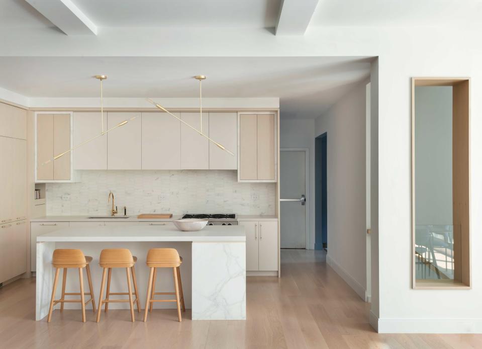 a modern minimalist kitchen