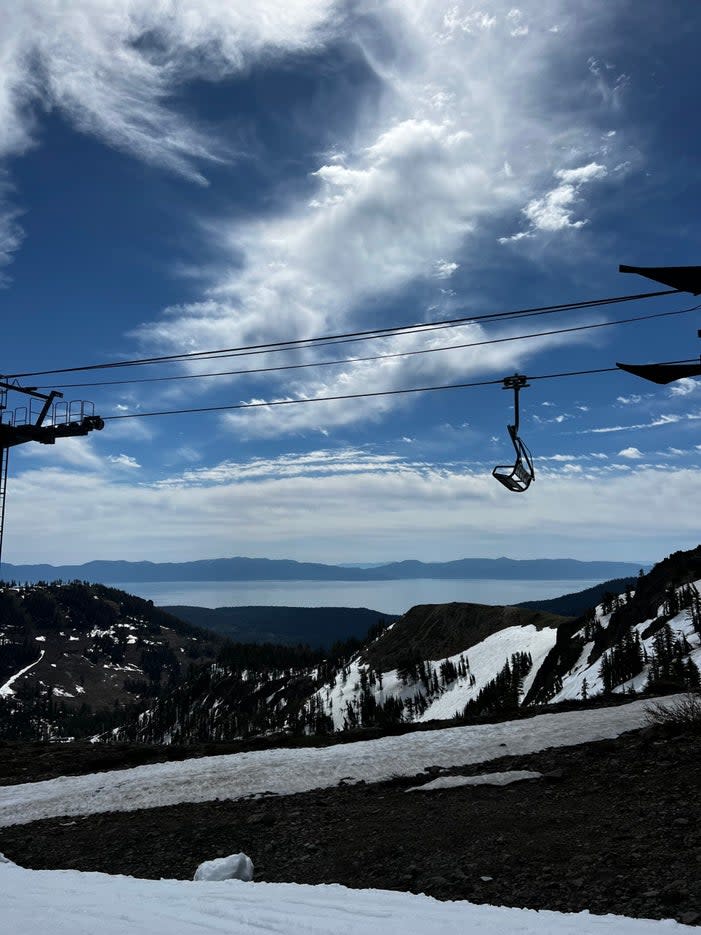 Chairlift at Palisades Tahoe
