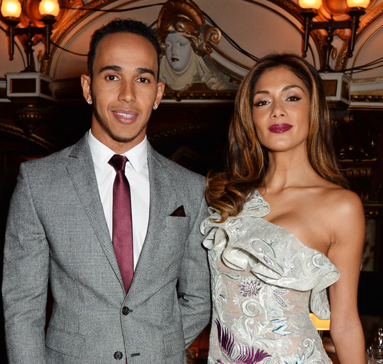 Lewis Hamilton and Nicole Scherzinger in 2014 (David M. Benett / Getty Images)