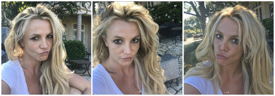 Britney Spears zeigt sich ungeschminkt