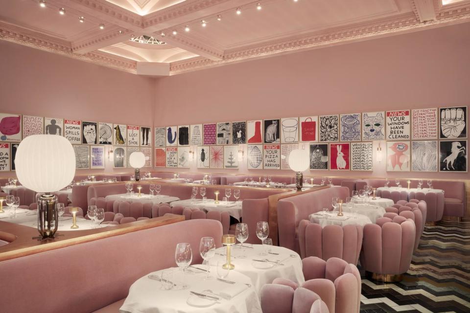 In the pink: Instagrammable Mayfair spot Sketch will reopen its doors from July 17 (Ed Reeve)