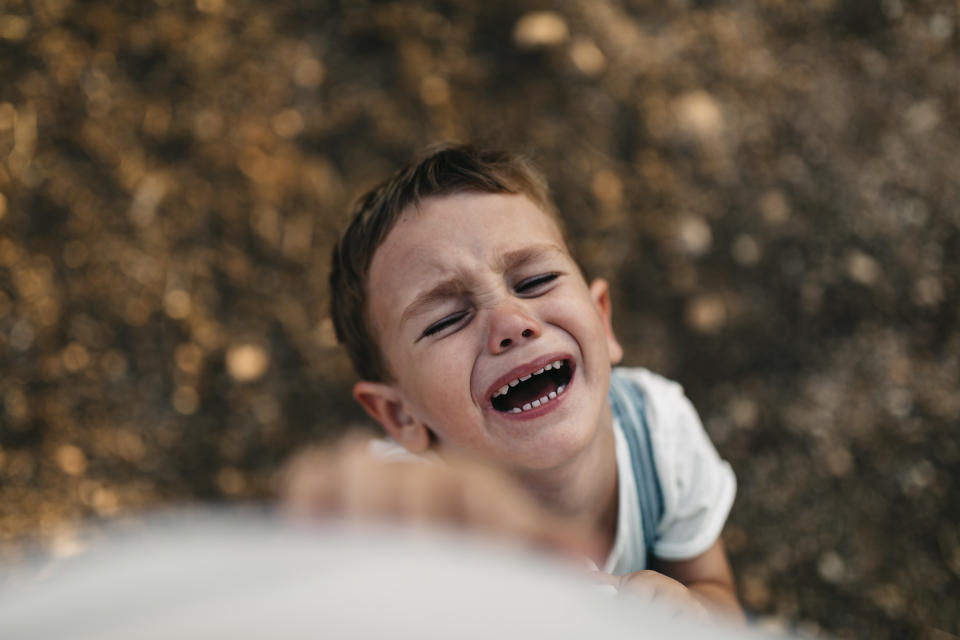 A stranger videoed a three-year-old’s tantrum while he was out with his grandmother in an Auckland suburb. Source: Getty