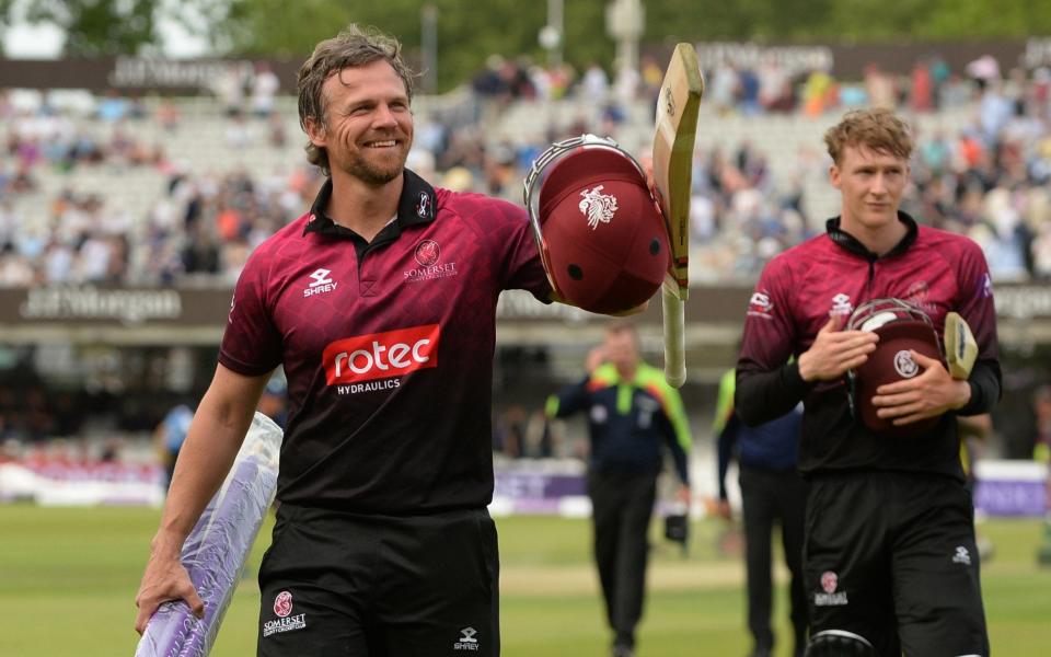 Hildreth scored the winning runs at Lord's to secure the Royal London One-Day Cup for Somerset - Popperfoto