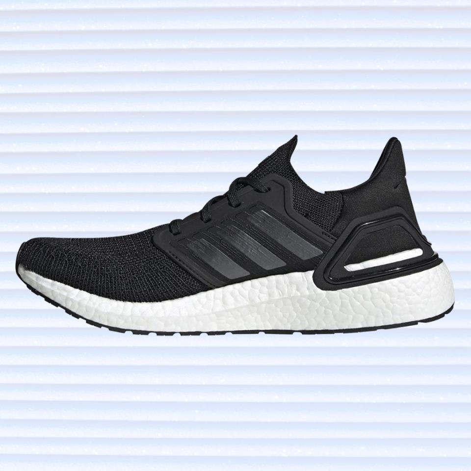 Perkins recommended this Adidas option, which is made from recycled plastics and has supportive interior padding and great grip on the sole. It comes in men's sizes 4-17 and in multiple colors, including black, orange, black/purple, gray/mint and white. It has a sock-like fit and a 