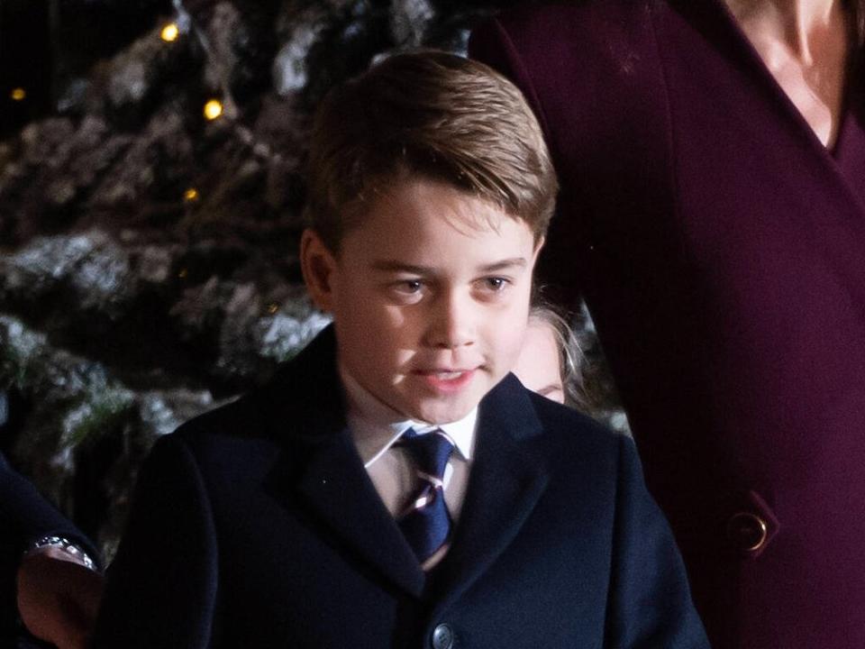 Prinz George entpuppt sich über Weihnachten als kleiner Künstler. (Bild: imago/PA Images)