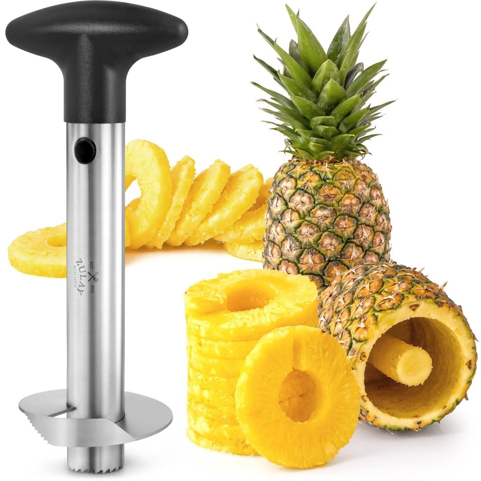 Herramienta para Cortar y descorazonar piña de Acero Inoxidable