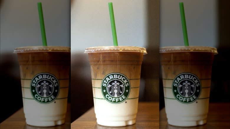 Starbucks iced caramel macchiato