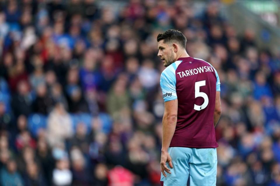 Burnley retain hope James Tarkowski could feature against Tottenham on Sunday (Martin Rickett/PA) (PA Wire)