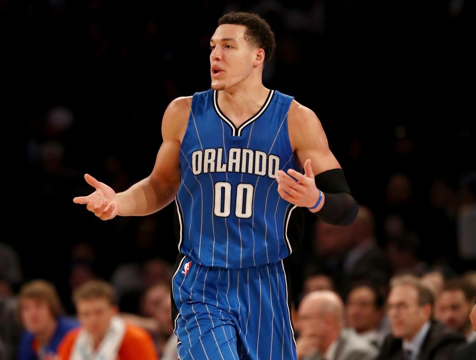 Aaron Gordon is on the cusp of fantasy stardom. (Photo by Elsa/Getty Images)