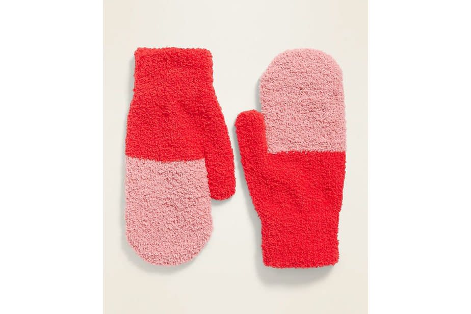 Cozy Color-Blocked Mittens