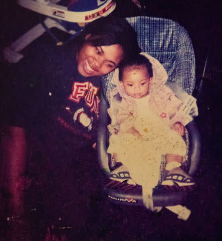 <p>Family Photo/The Washington Post via Getty</p> Chrystul Kizer (baby) with her mother, Devore Taylor.