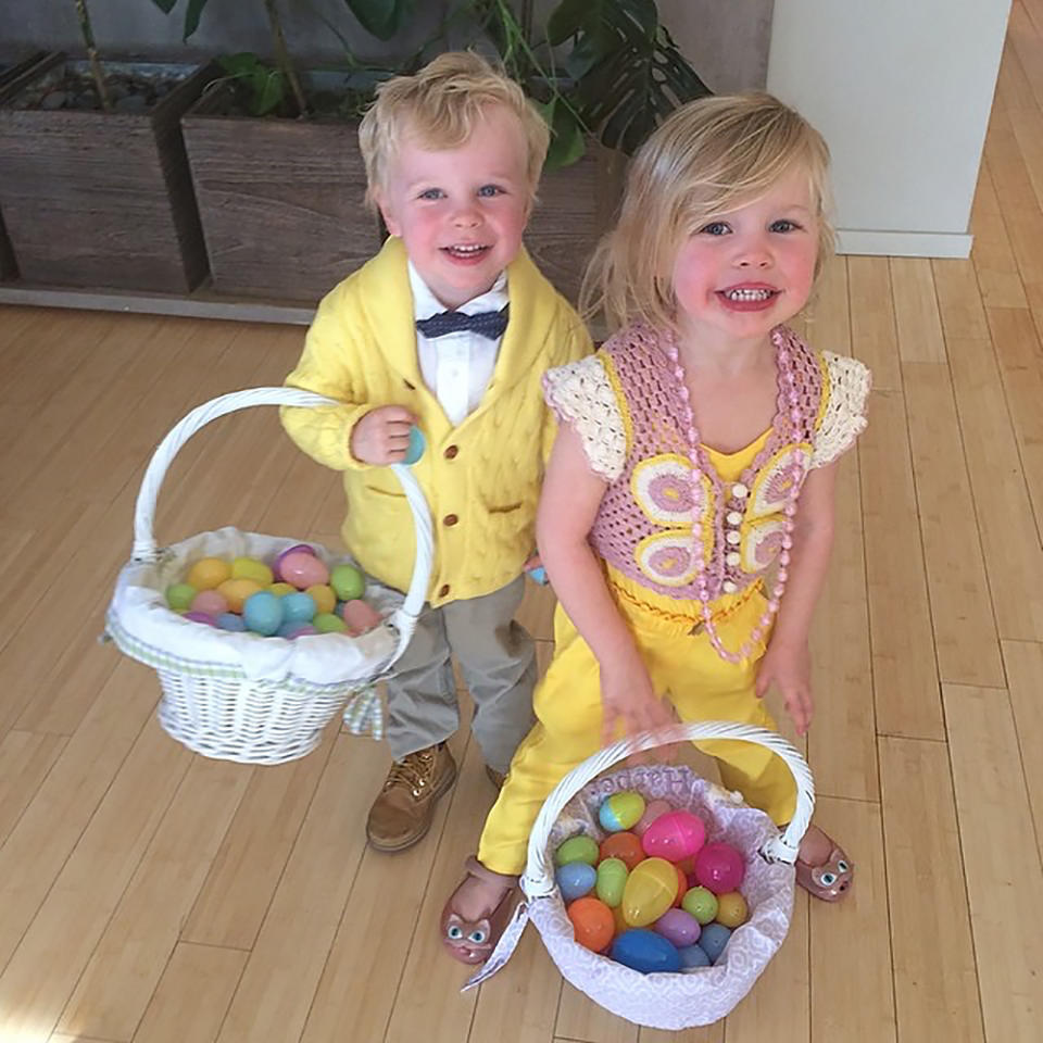 Gideon and Harper Celebrate Easter