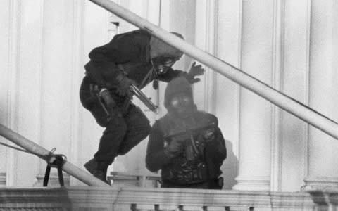 The SAS operation to end the Iranian Embassy siege in 1980 gave the regiment international notoriety - Credit: PA