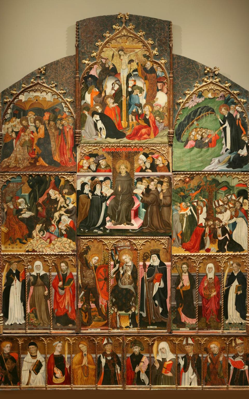 The old altarpiece from Santa Clara - Museu Episcopal de Vic