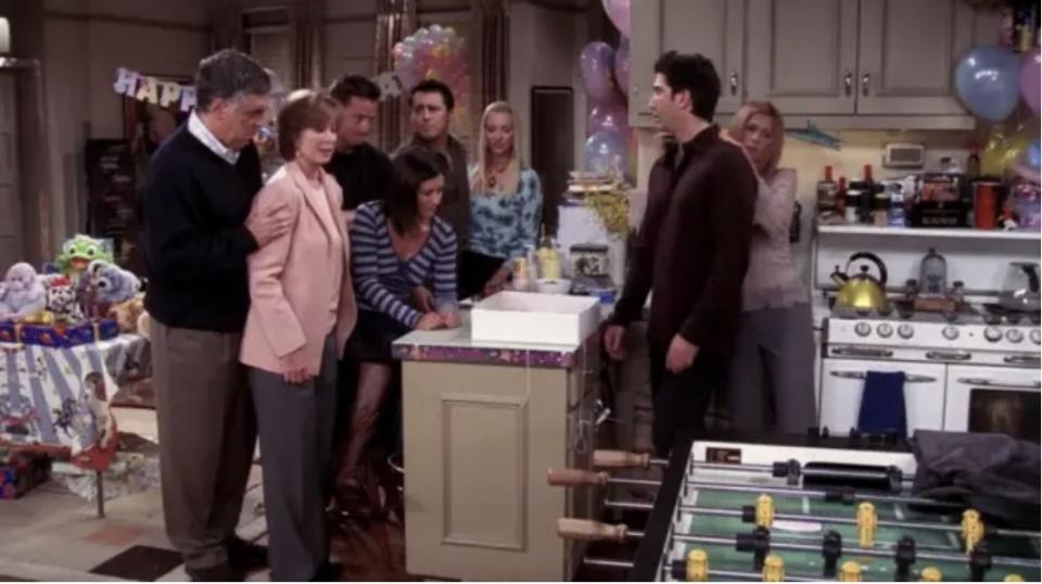 A party scene in the kitchen