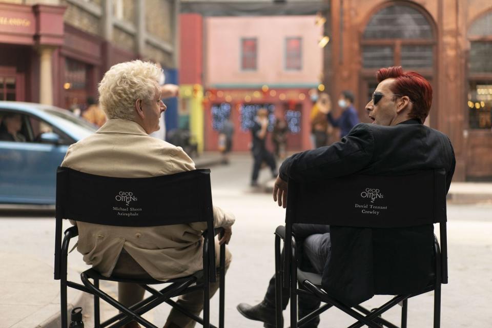 michael sheen, david tennant, buenos augurios, temporada 2