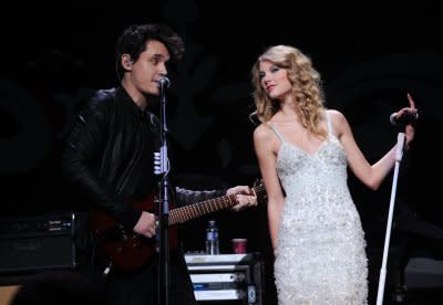 Taylor Swift and John Mayer air it all out. (Theo Wargo/Wire Image)