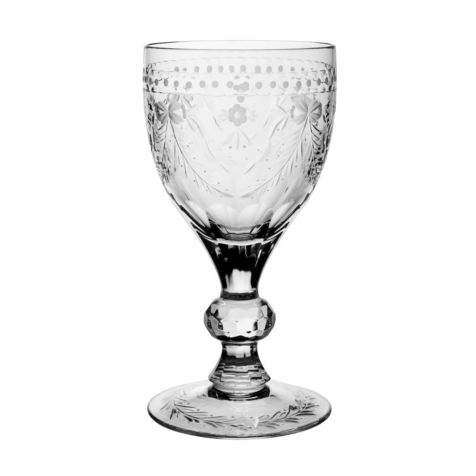 Isabel goblet; $445. williamyeowardcrystal.com