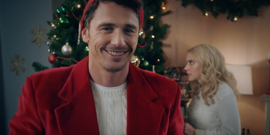 James Franco Just Hilariously Spoofed Hallmark Christmas Movies