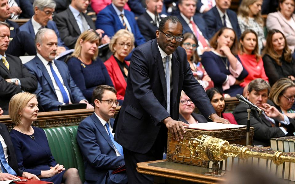 Kwasi Kwarteng delivers his mini-Budget on Sept 23 - but unbeknownst to him and Liz Truss, trouble was brewing - Jessica Taylor/House of Commons