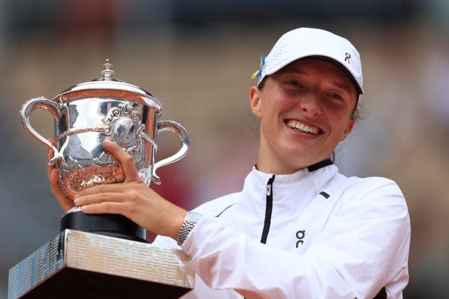 Iga Swiatek celebrated more French Open success