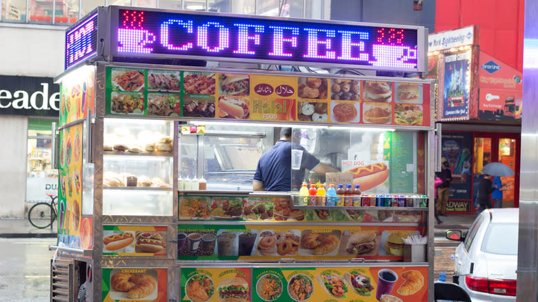 NYC food cart