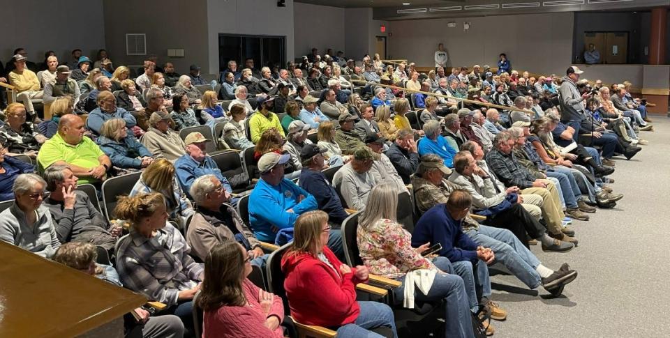 The proposed pier and onshore infrastructure construction by US Wind in West Ocean City was the topic a public meeting Monday, March 25 at Wor-Wic Community College, where many sounded off on their continued concerns about offshore wind.