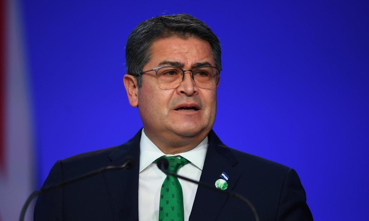 <span>Hernández at the Cop climate summit in Glasgow in November 2021.</span><span>Photograph: Andy Buchanan/AP</span>