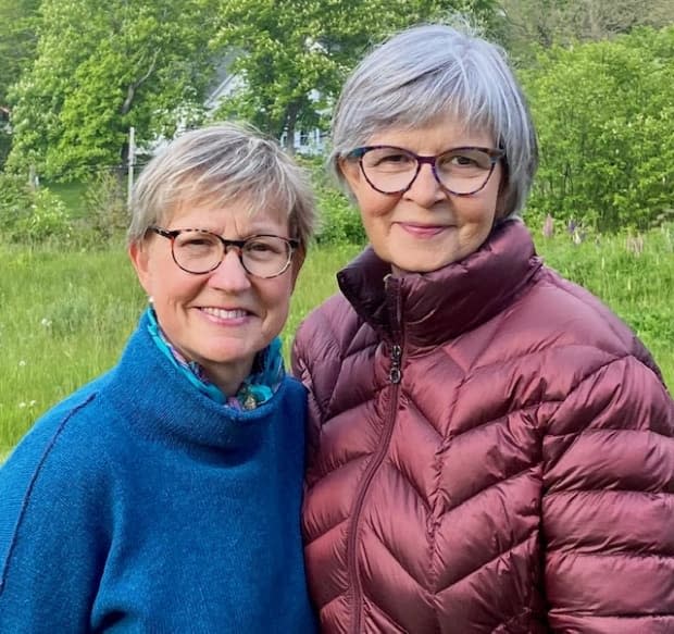 Suzanne Smith and Virginia Puddicombe own a home in Sandy Cove, N.S. They usually travel from their Ontario home to stay in Nova Scotia during the summer. (Stephanie Smith - image credit)