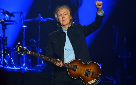 Sir Paul McCartney performs live on stage at the O2 Arena  - Credit: Getty/&nbsp;Jim Dyson