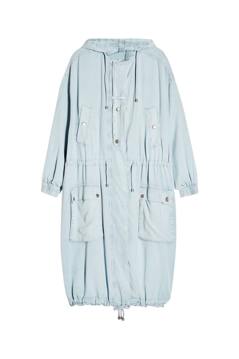 Topshop blue anorak