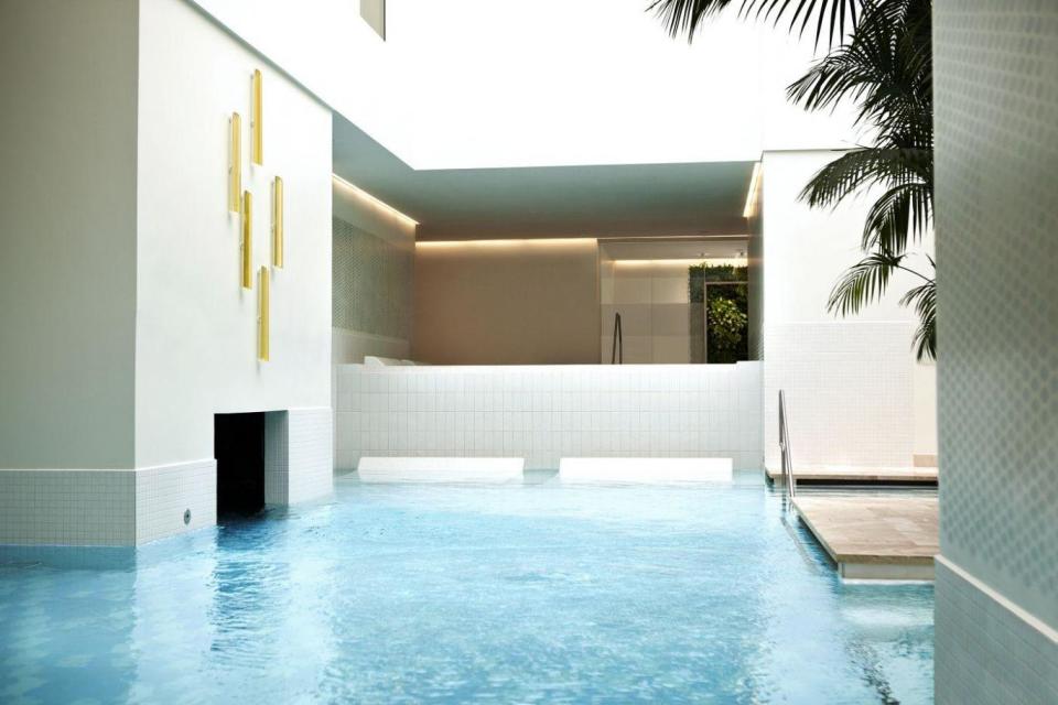 The pool at the spa