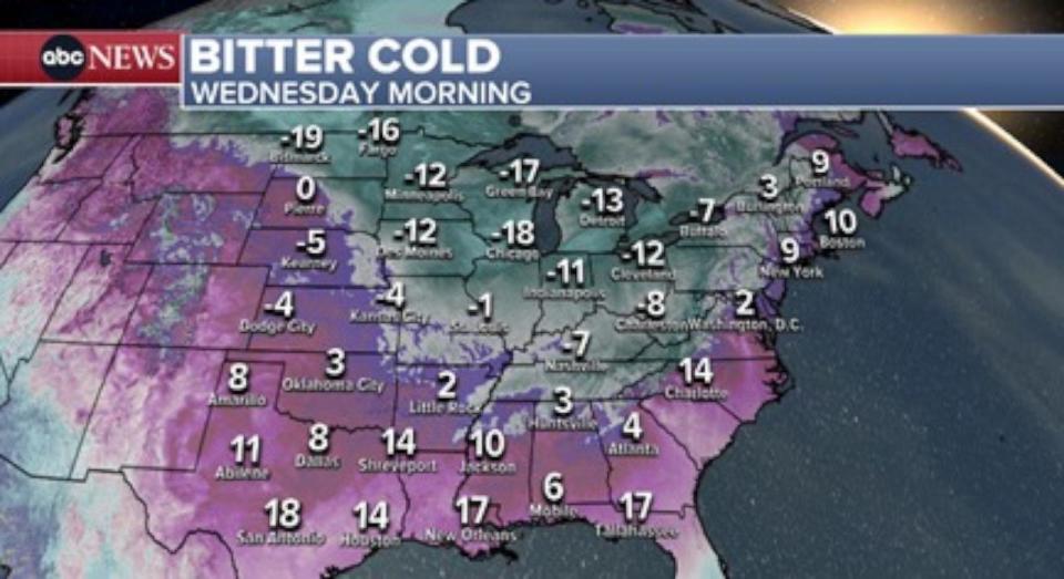 PHOTO: bitter cold weather graphic (ABC News)