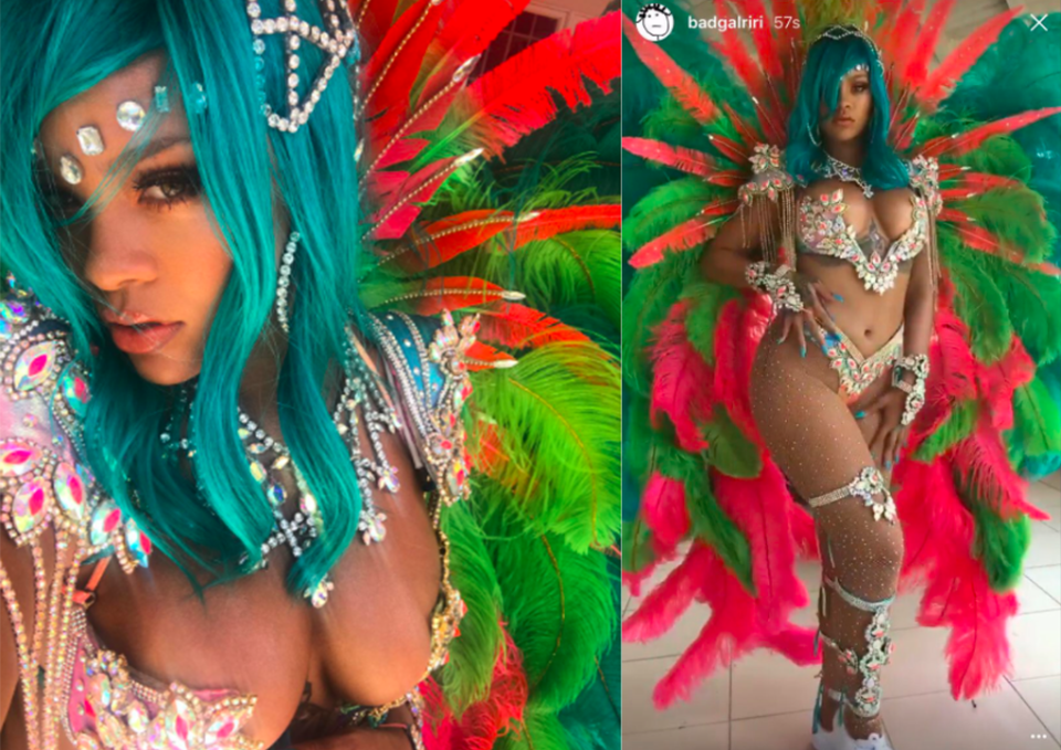 Rihanna looks flawless while partying in Barbados. 